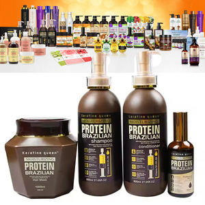 Set de Cuidado Capilar Afro de Marca Privada, Reparación con Colágeno, Anti-Frizz, Champú y Acondicionador con Aceite de Argán Orgánico Marroquí para Cabello Rizado - Product Image 6