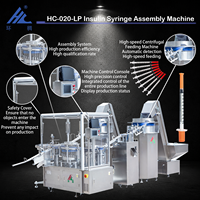 Machine d'assemblage automatique de seringues à insuline haute vitesse HuanChou HC-020-LP avec composants PLC, entièrement automatique, garantie 1 an