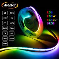 Bande LED RVB RVBIC adressable AIKEOU WS2811, module de pixels programmable, ruban lumineux pour la maison, WS2812B, programmable par application, télécommande WiFi