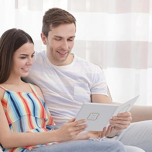 Carte d'<span class=keywords><strong>invitation</strong></span> personnalisée Carte vidéo de mariage Carte de voeux Écran LCD Livre vidéo avec logo - Product Image 5