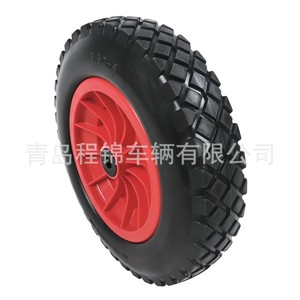 Pneus pleins en mousse PU anti-crevaison Cheng Jin 3.50-8 pour véhicules utilitaires - Product Image 1