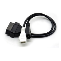 Cable para Auto en Oferta, Cable de Conversión OBD de 16 Pines 2*2P para Audi
