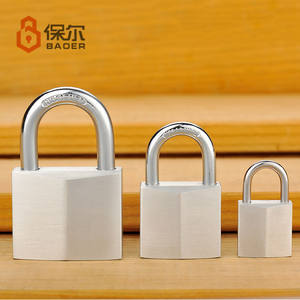 KEEPER AL3200 Buena calidad Demanda activa Cerradura impermeable Cilindro de aluminio y llave de latón Candado DE SEGURIDAD plateado rombal - Product Image 2