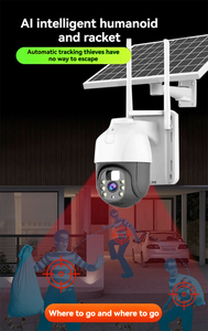 Dài Phạm vi năng lượng mặt trời Powered 4G Starlight PTZ CCTV Camera với tầm nhìn ban đêm góc rộng CMOS cảm biến đám mây lưu trữ dữ liệu tùy chọn - Product Image 6