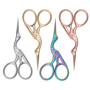 مقصات خياطة متعددة الوظائف على شكل رافعة من الفولاذ المقاوم للصدأ لمشاريع خيوط النسيج والحرف اليدوية - Product Image 1