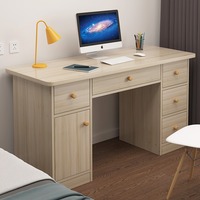 WDY Bureau d'ordinateur Bureau d'étude étudiant Chambre à coucher Bureau d'écriture Table de bureau avec tiroirs pour bureau à domicile