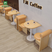 Canapé de restaurant moderne en gros, tables en bois, chaises à structure métallique, mousse haute densité écologique et durable pour usage commercial