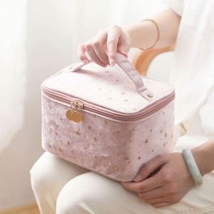Bolsa de Maquillaje Multifuncional de Lujo, Impermeable, de Terciopelo, para Viaje, Estuche de Cosméticos para Mujer - Product Image 2