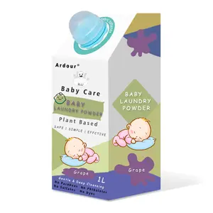 Ready to Ship Grape Baby Organic Anti Allergic Baby Laundry Detergent Plant and Mineral Based Formula Sensitive Skin