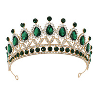 Couronne de mariée de style européen, accessoire de cheveux en alliage pour mariage, fête d'anniversaire, accessoire décoratif de mariage