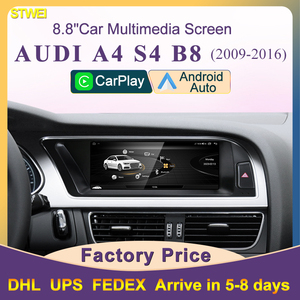 Mtk8.8 1 inç kablosuz CarPlay oto anaudi d14 araba Stereo multimedya AUDI 08-16 için A4 B8 S4 kafa ünitesi radyo Bluetooth - Product Image 2