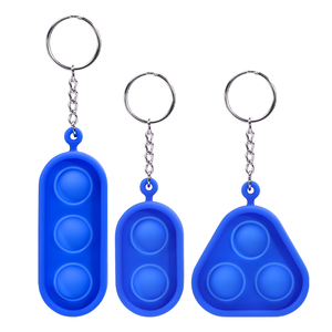Taşınabilir itme Pop kabarcık duyusal <span class=keywords><strong>Fidget</strong></span> anahtarlık oyuncak seti - Product Image 2