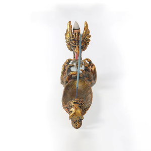 Mini <span class=keywords><strong>Dragon</strong></span> Boat WJB09 quemador de incienso de alta calidad decoración de incienso de reflujo de madera creativa estilo caliente - Product Image 5