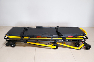 Tandu ambulans alumunium Aloi desain tinggi yang dapat disesuaikan langsung dari pabrik untuk penyelamatan EMS - Product Image 5