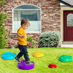 Bilanciere pietre miliari 5 pezzi per bambini pietre miliari di plastica per interni all'aperto giocattoli per il bilanciamento per bambini - Product Image 4