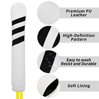 Housse de tête de club de golf imperméable en polyuréthane populaire, accessoire de sport directionnel pour l'extérieur, ensemble de vente en gros pour entraîneurs