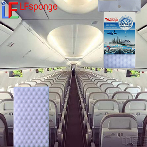 Máy bay cabin làm sạch miếng bọt biển melamine ma thuật tẩy trắng sang trọng máy bay phản lực tư nhân Rửa miếng bọt biển máy bay sạch Pad - Product Image 2