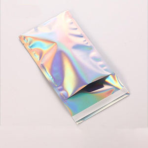 Sustainable 100% Biodegradable White Black Silver Polybags Custom Reusable Holographic Padded Mailing <b>Bags</b> - Product Image 1