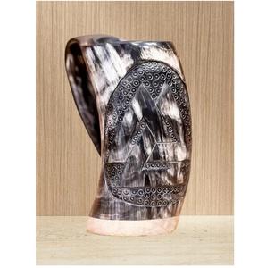 Chope à bière en corne naturelle fabriquée en Inde pour les fêtes ou l'usage commercial, disponible en qualité et prix d'exportation - Product Image 2