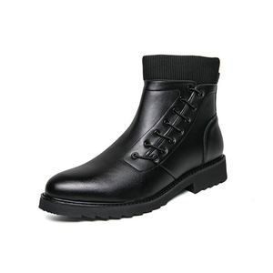 Botas Casuales Negras de Caña Alta para Hombre, Botas de Nieve, Zapatillas Deportivas para Hombre - Product Image 4