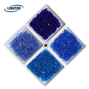 Ad alta temperatura di vetro fuoco riciclato cristallo naturale ciottoli di vetro per l'abbellimento per la decorazione esterna - Product Image 1