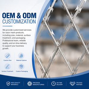 Malla de Alambre de Púas <span class=keywords><strong>BTO</strong></span> 22 CBT 65, Valla de Protección Perimetral de Alta Seguridad para Barrera de Límites Industriales, Comerciales y Residenciales - Product Image 4