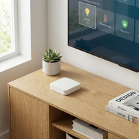 Puente Hub Inalámbrico Tuya Smart Life App WiFi Zigbee 3.0 Mesh para Automatización con Pantalla OLED y Barra de Batería para Hogar, Hotel, Garaje