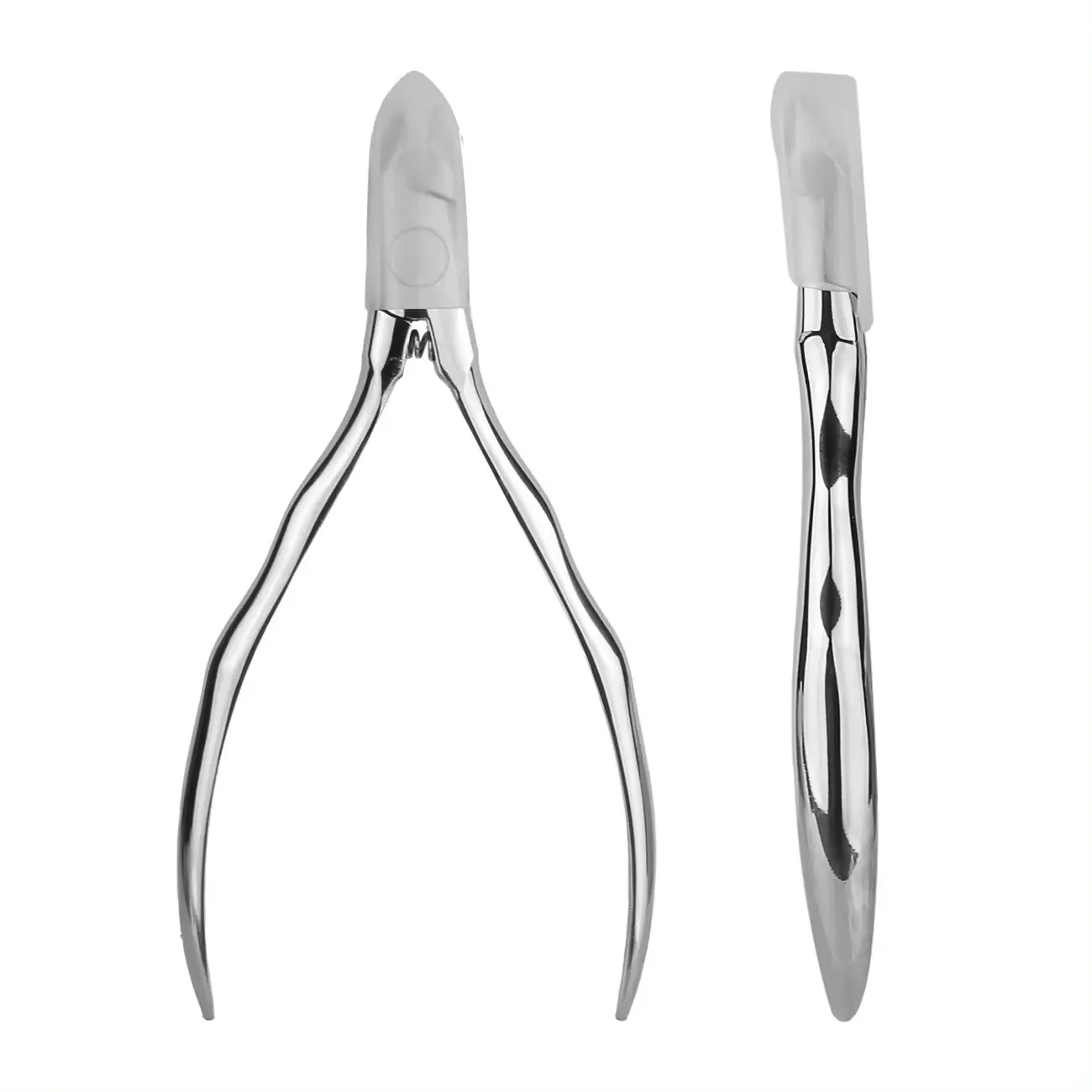 Professionele Spiegel Polish Spray Verf Puntige Veer Binnen Nagelriem Nipper Adelaar Neus Tang Rand Nail Cutter Trimmer