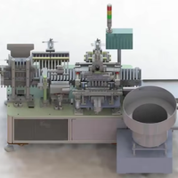 Machine d'assemblage automatique de feux d'artifice pour gâteaux d'anniversaire YOVON de haute qualité, composants moteur PLC, capacité 7200 tr/min, garantie 1 an