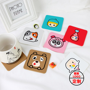 Factory Price Custom Soft Rubber PVC Cute Round square <b>Coasters</b> <b>for</b> <b>Drink</b> - Product Image 6
