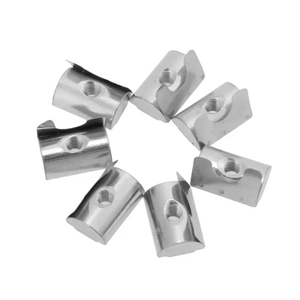 Écrou à ressort M4 M5 M6 M8 Écrou <span class=keywords><strong>en</strong></span> T pour <span class=keywords><strong>profil</strong></span>é <span class=keywords><strong>d</strong></span>'extrusion <span class=keywords><strong>en</strong></span> aluminium à fente de 6mm Série 20020/3030/4040 Revêtement de plaque de zinc - Product Image 3