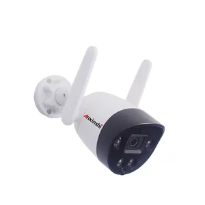 Anxinshi-Mini cámara tipo bala con soporte, Audio bidireccional, Wifi, 5.0MP, impermeable, APP Xmeye, barata