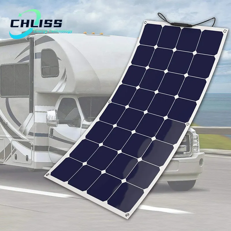 Chliss modul daya surya fleksibel, 400W watt teknologi MWT 365-385W manufaktur panel surya fleksibel lembut