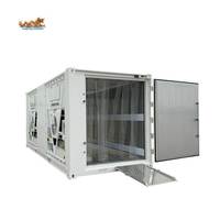 Prijs van een 20ft (20 voet) multi-cooler gekoelde blastvriezer reefer container met oprijplaten, PVC deur en gordijnen