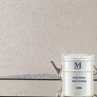 Revêtement liquide imperméable à texture de grès écologique pour murs domestiques, durable plus de 50 ans, peinture murale Mala Stone