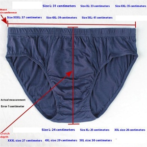 <strong>Men's</strong> Mid-Waist Summer Triangle <strong>Briefs</strong> Breathable 100% Cotton Underwear - Product Image 3