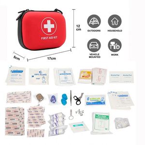 Trousse de premiers soins médicale moderne pliable en EVA miniature de haute qualité, boîte de survie d'urgence pour les voyages, le sport, le camping et la randonnée - Product Image 3