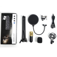 Microfono a Condensatore USB Professionale per Registrazione PC, Gaming, Canto, YouTube e Streaming Live