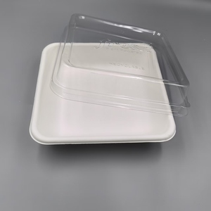 Plateau à déjeuner <span class=keywords><strong>en</strong></span> <span class=keywords><strong>fibre</strong></span> moulée, <span class=keywords><strong>assiette</strong></span> pour restauration rapide, plat à emporter, vaisselle biodégradable <span class=keywords><strong>en</strong></span> pulpe <span class=keywords><strong>de</strong></span> bagasse <span class=keywords><strong>de</strong></span> <span class=keywords><strong>canne</strong></span> à <span class=keywords><strong>sucre</strong></span> - Product Image 6
