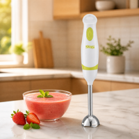 Mixeur et batteur à main 300W en plastique, 1 vitesse, certifié CE GS, détachable, pour œufs, fruits et viande, idéal pour la cuisine - Vente en gros