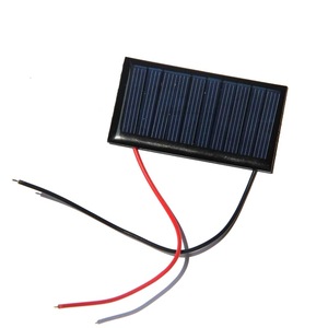 Masuyoshi Mitsu <b>Solar</b> <b>Panel</b> 68x37mm 0.3W 5V 60mA Epoxy Coated With Wires For 3.7V Battery Recharge - Product Image 4