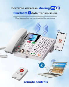 4G telefoni fissi di <span class=keywords><strong>casa</strong></span> senza fili con allarme SOS/Hotspot Wifi - Product Image 2