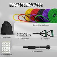 Bandas de Asistencia para Dominadas Personalizables OEM ODM, Juego de Bandas de Ejercicio Unisex para Todo el Cuerpo, para Entrenamientos en Casa y en el Gimnasio