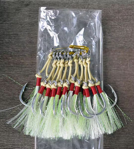 <span class=keywords><strong>Hameçon</strong></span> de jigging lourd 1/0-5/0 en acier à haute teneur en carbone, crochet de câble Keff, accessoires de pêche pour jigging DIY, double <span class=keywords><strong>hameçon</strong></span> de pêche - Product Image 2