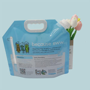 Sac en plastique imprimé personnalisé pochette à bec spécifique aux pesticides emballage sûr pour liquide - Product Image 2