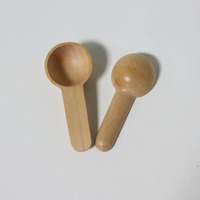 Cuillère doseuse jetable en bois de 10g pour thé, café, sel, sucre, miel – Vente en gros, logo personnalisé