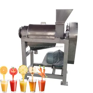 300 Kg/u Hete Verkopende Ananas Citroen Sinaasappel Fruit Pulp Koude Pers Sapcentrifuge Commerciële Sapextractie Extractie Squeezer Machine