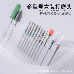 Fraise à ongles en céramique diamantée, tête de meulage conique longue pour l'élimination des cuticules, le nettoyage et la prétraitement - Product Image 3