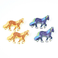 Pas de fabricant quantité minimale de commande niveau de haute qualité épinglettes de cheval épinglette de dessin animé/épinglette ronde en émail personnalisé