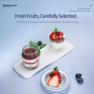 OEM ODM Bubble Tea Ingredients Biscuits Fruit <strong>Jam</strong> Ice Cream Desserts 120G No Added Sucrose Strawberry <strong>Jam</strong> - Product Image 4